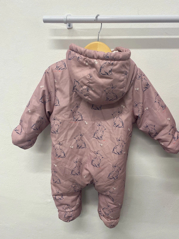 Cute duo of Bunny suits winter snow #15 6-9months KM004