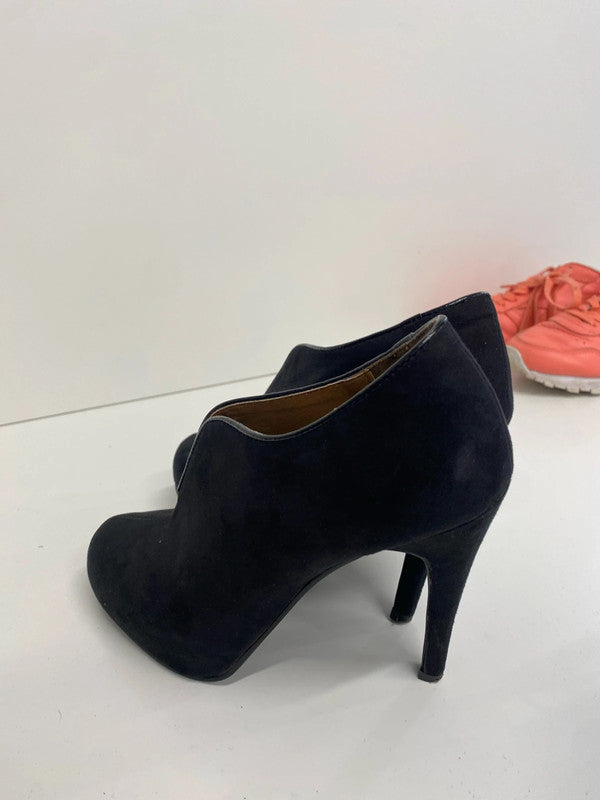Fabulous Next high stiletto booties Uk4.5 faux suede GK002