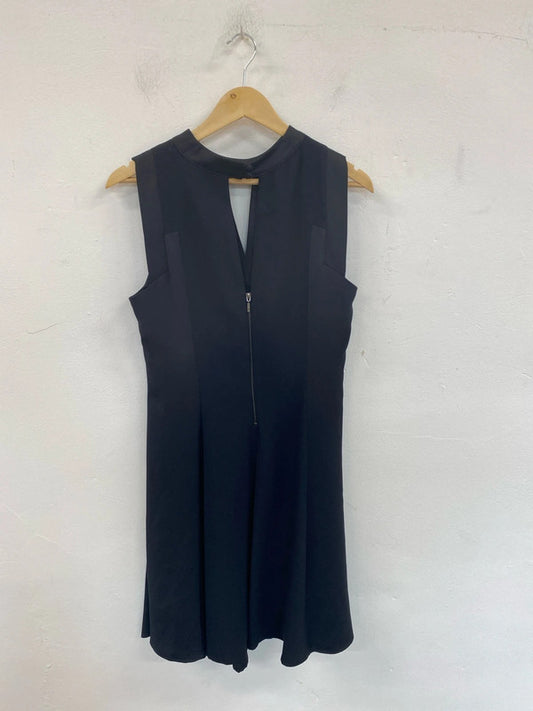 M&S Elegant Black Sleeveless LBD UK 12 SR006