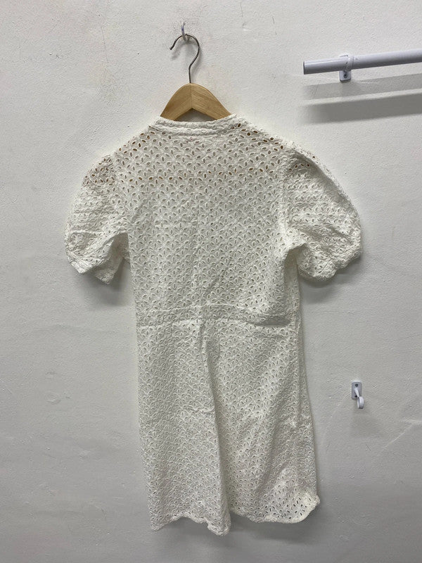 Stunning Y2K vintage Pepe Jeans broderie summer dress UK6-8 SN002