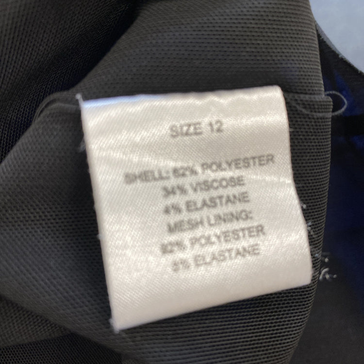 Artigiano designer Cobalt Blue Ultimate Slimming Dress Uk12 LW005