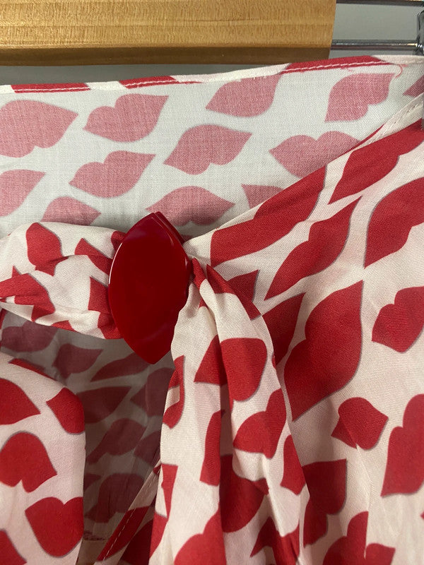 Fabulous Rare Adriana Degreas Mini beach wrap Dress UkM LG005