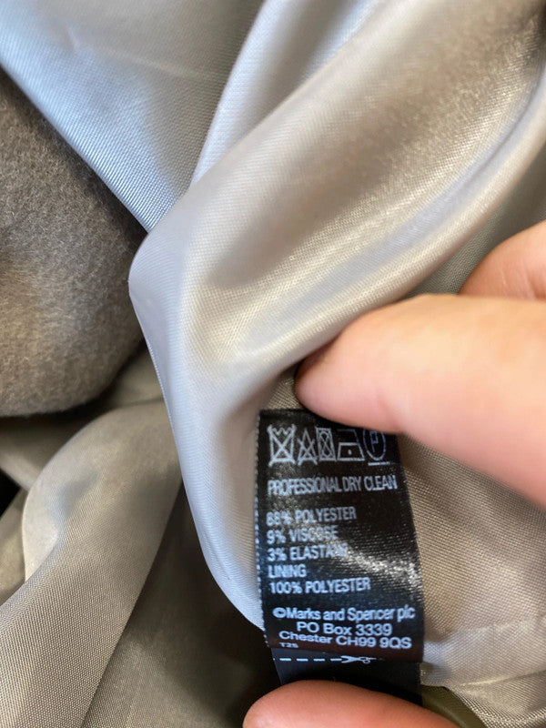 Fabulous M&S Autograph Sable coat cape Uk8 classic LD003