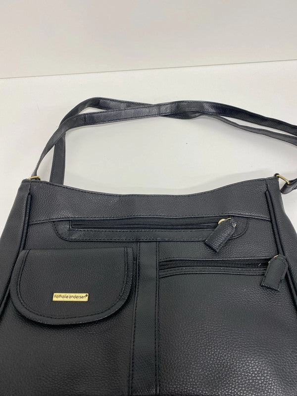 Nathalie Anderson Organiser bag black messenger JW002