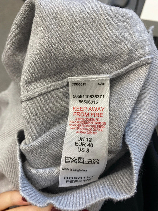 Lovely duo of grey jumpers UK 12 LN001 #21