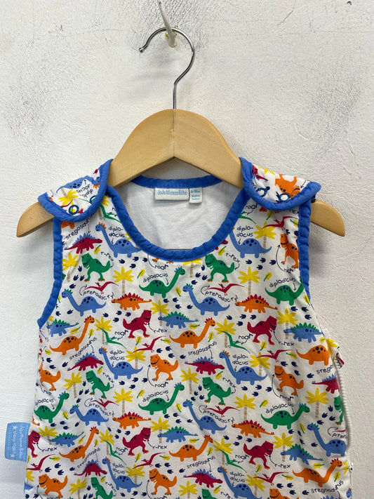 Lovely jojo maman Bebe dino sleep sack UK 6-18m CJ001