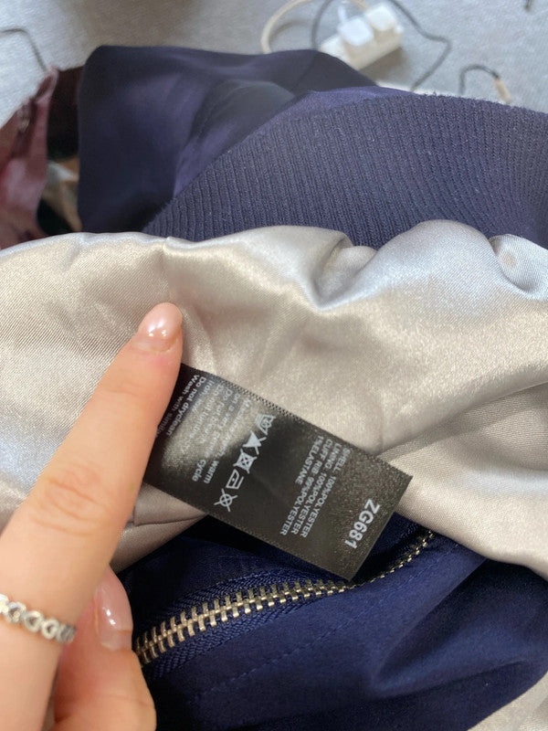 Lovely simply be navy bomber jacket with back pattern UK 22 YM001