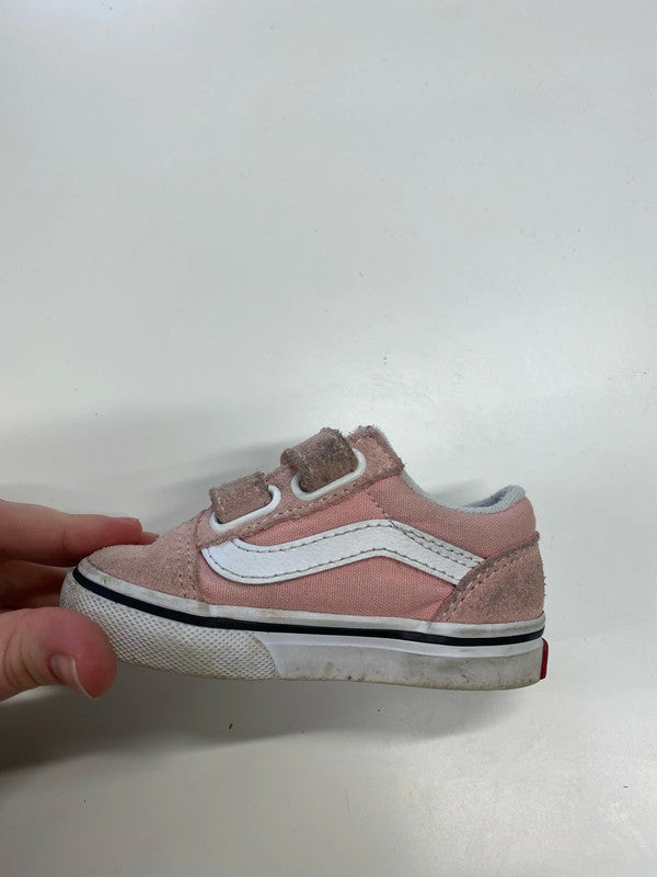 Vans Adorable Pastel Pink Trainers Girls 4 KM004