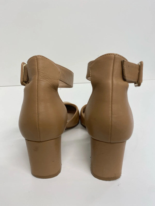 Fabulous Kurt Geiger Nude heels with ankle straps Uk4 SS002