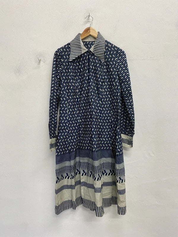 Fabulous Vintage 1960’s geometric midi dress Uk10/12 EC003