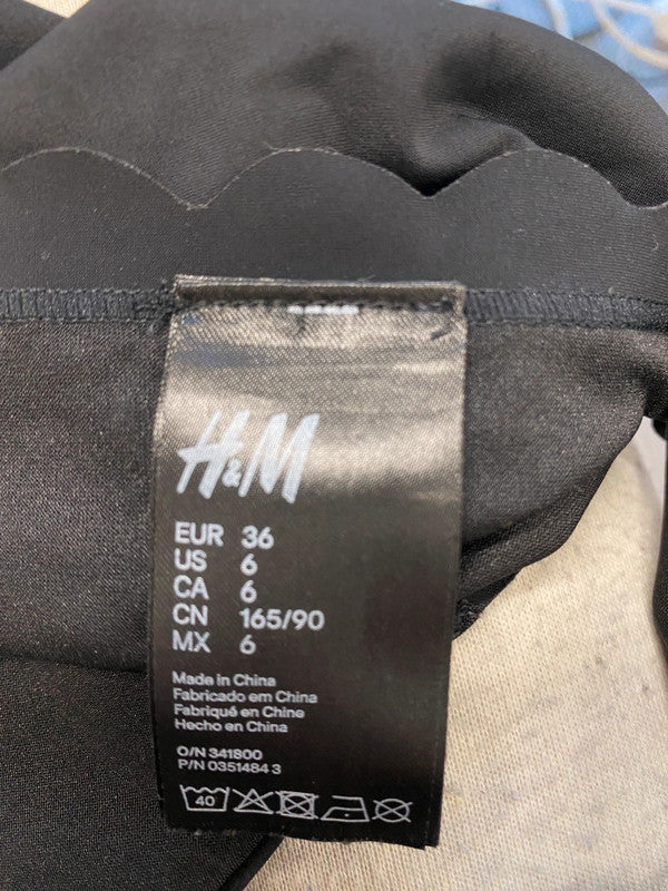 Lovely duo of h&m bikinis pink black UK 6-8 LK009 #5