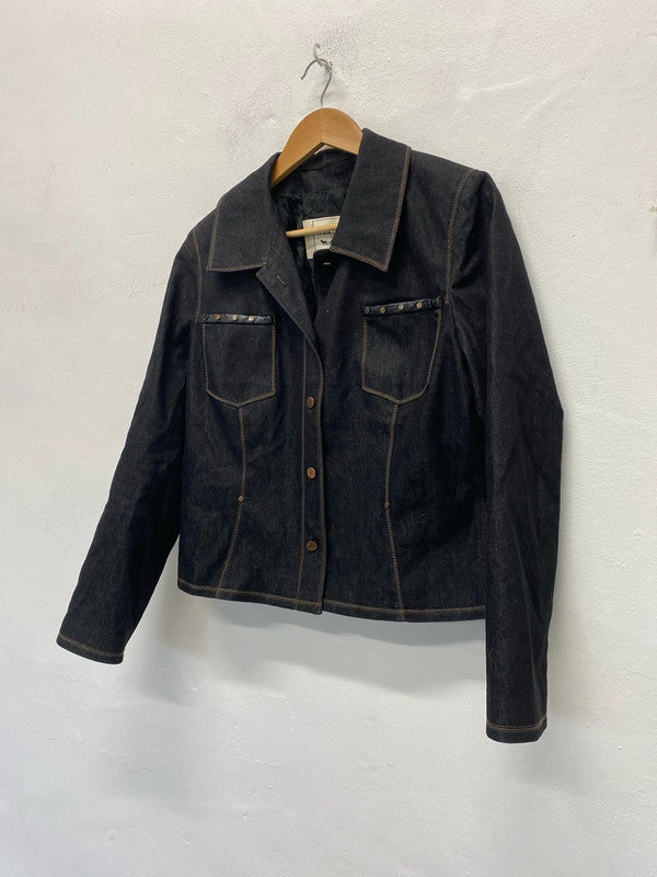 Fabulous Soft denim western jacket by Weill Uk14 JB005