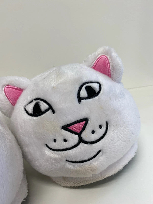 Fabulous Men’s Ripndip white cat flufffy slipper UkL/Xl 9-11 JR001