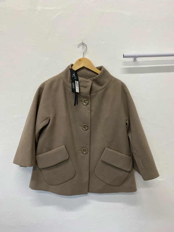 Fabulous M&S Autograph Sable coat cape Uk8 classic LD003