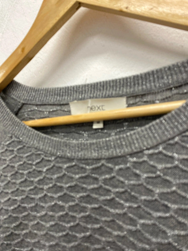Fabulous Next shimmery knit jumper Uk10 classic JA002