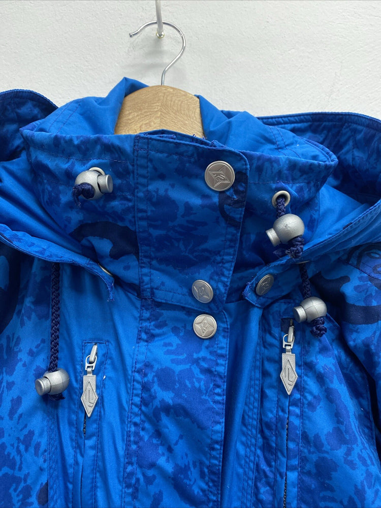 Vintage Retro Womens K2 One Piece Ski Snowboard Suit 90’s Blue Size 40/12 LW005