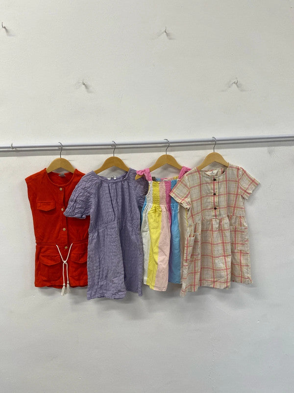 Fun and fabulous H&M Charanga girls summer dresses bundle 25 age 5-6 years KS002