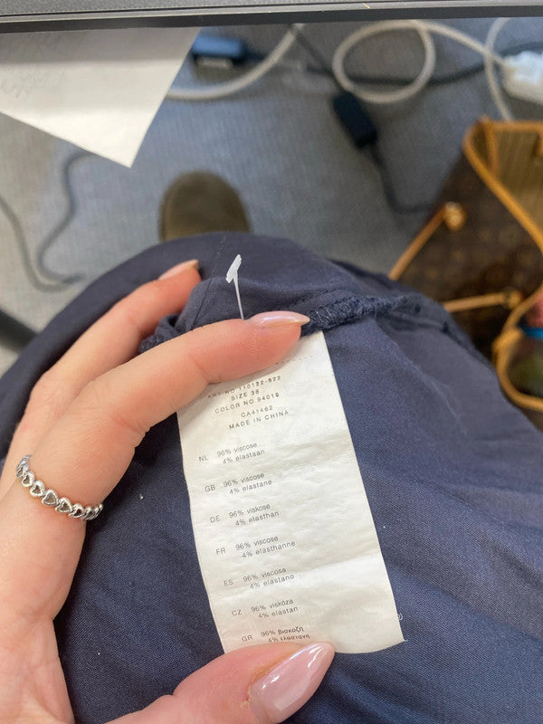 Lovely Yaya navy long sleeve top UK 10 SS002