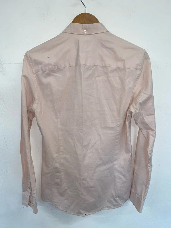 Classic pink River Island muscle fit shirt Oxford S SD001