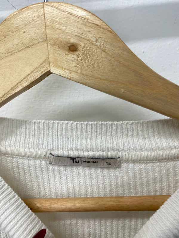 Lovely duo of jumpers cream next tu UK 14 LN001 #7