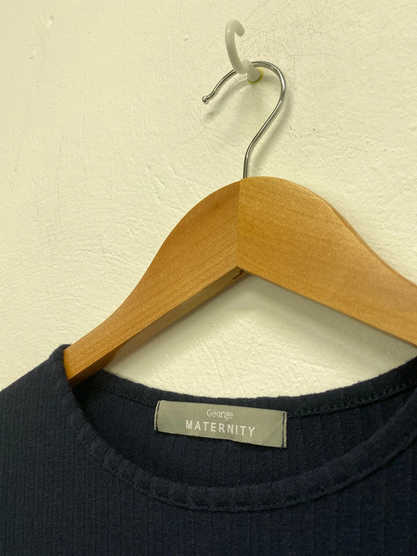 Fab duo of Ribbed maternity midi dress Uk 10/12 EW005