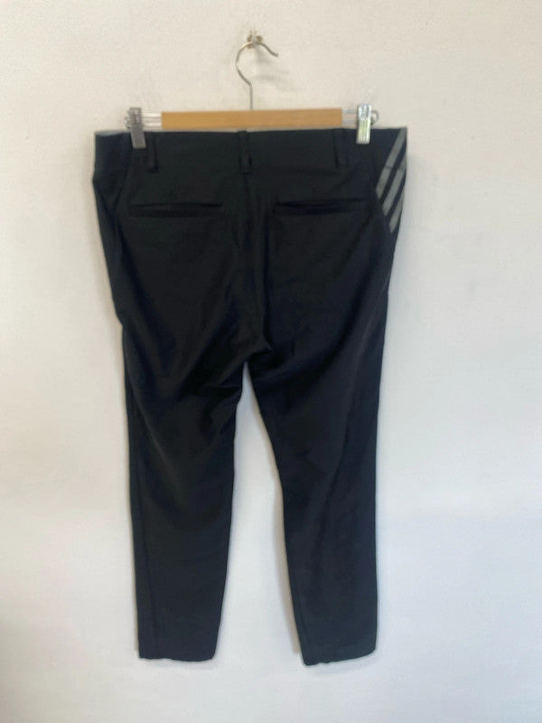 Classic Adidas black stretch golf trousers 32/34 long CN001