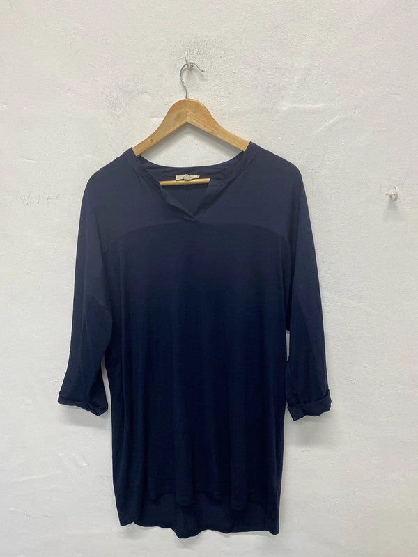 Fabulous Navy Tunic Top Uk14 Phase Eight classic GJ001