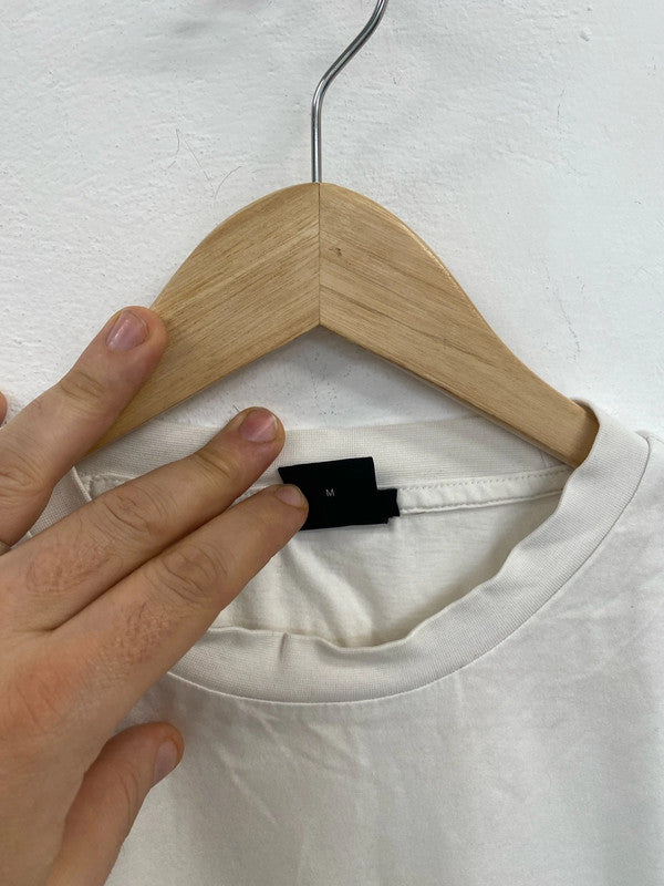 Classic Hugo Boss white logo tee M SD001