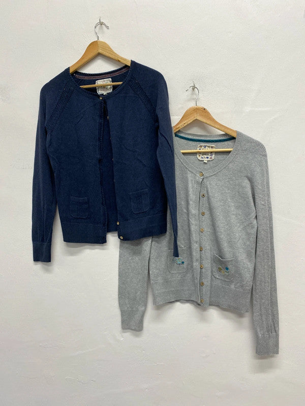 Fabulous Duo of Mantaray Cotton Cardigan Uk10 classic cosy JA002