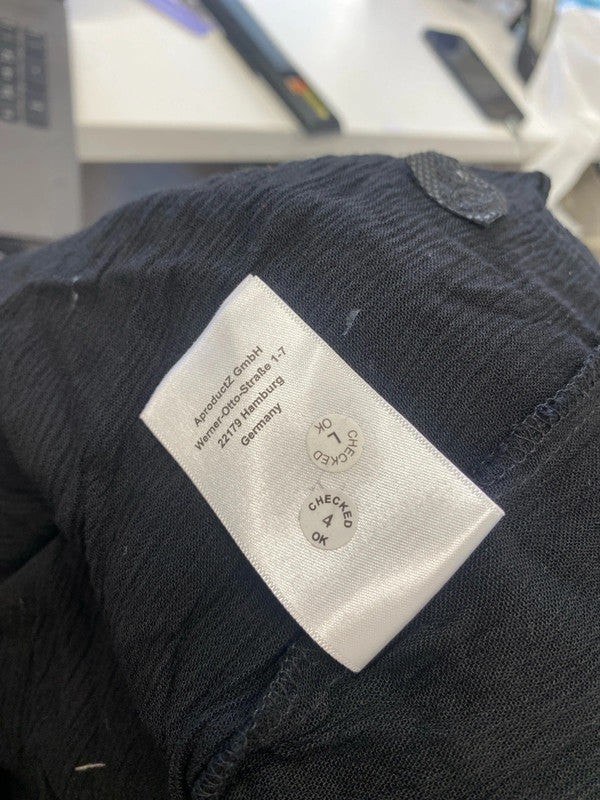 Stunning s.oliver ethnic black gypsy tunic dress Bardot UK 12 LW005