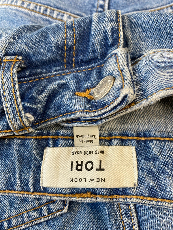 Fabulous duo of Tori New Look Jeans Uk10 blue Mom style JM008