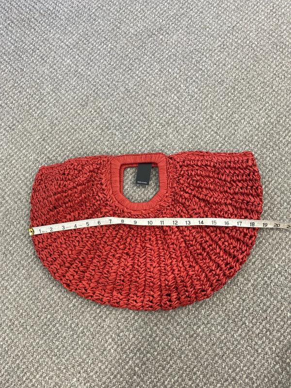 Shein Stylish Red Raffia Beach Bag LK009