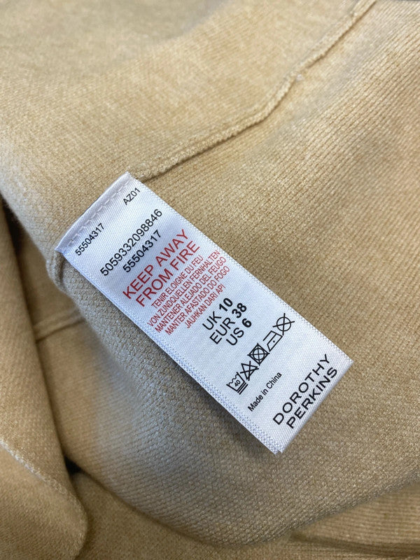 Super classic Coatigan New from Dorothy Perkins oatmeal Uk10 AO001