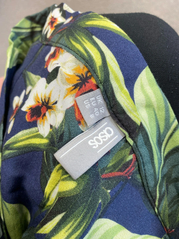 Lovely asos hi low botanical summer vibe UK 12 JB001