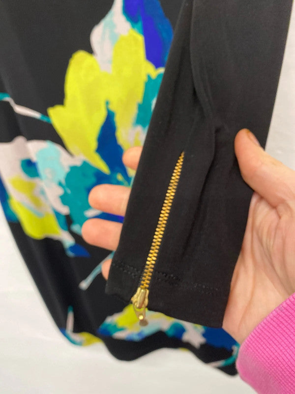 Fabulous Coast watercolour ruched occasion Dress Uk10 AG006