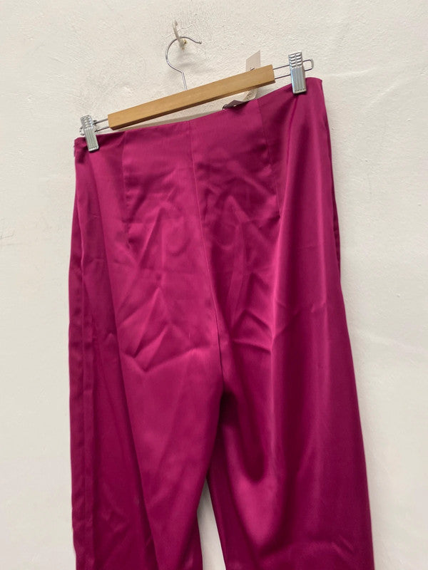 Fabulous Bluzat Cerise pink formal party trousers Uk10/12 SS002