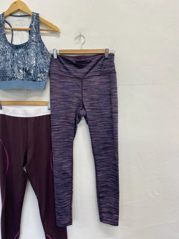 Lovely gym gear bundle asos George leggings sports bra UK 12-14 JH001