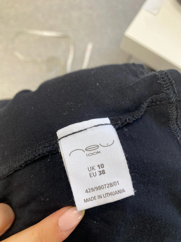 Lovely new look black tie beach cover UK 10 JM005