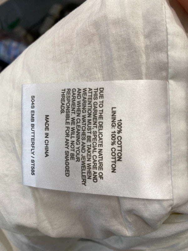 Fabulous Y2K Whistles Butterfly mini skirt Uk8 boho SN002