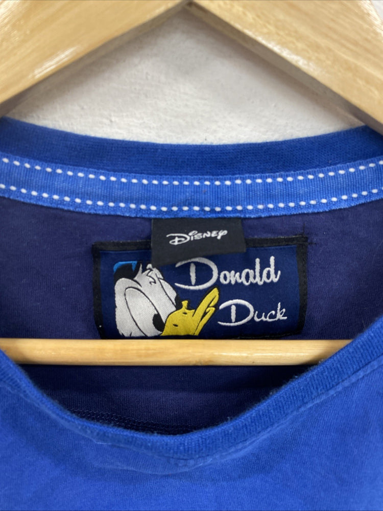 Vintage Disney Donald Duck Blue Comedy Hour Sweatshirt Size XXL RG021