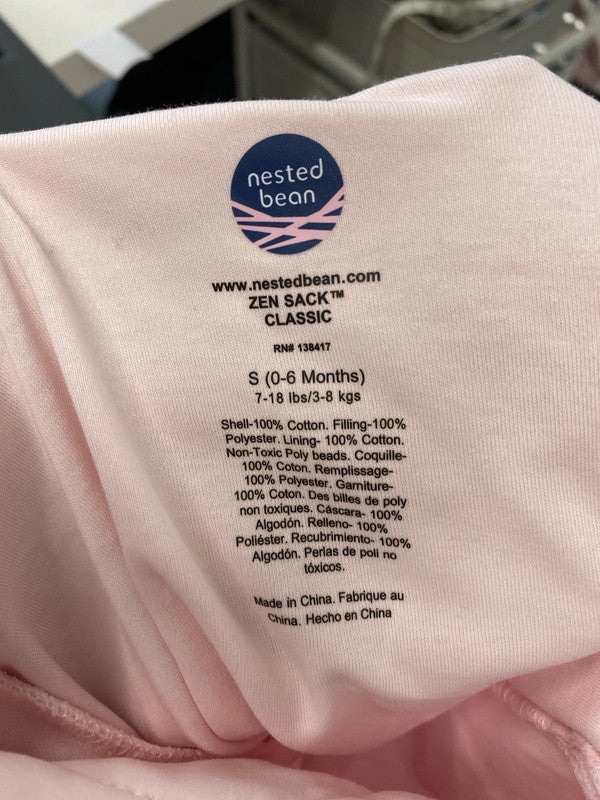 Lovely baby nested bean zen sack pink 0-6m KM004
