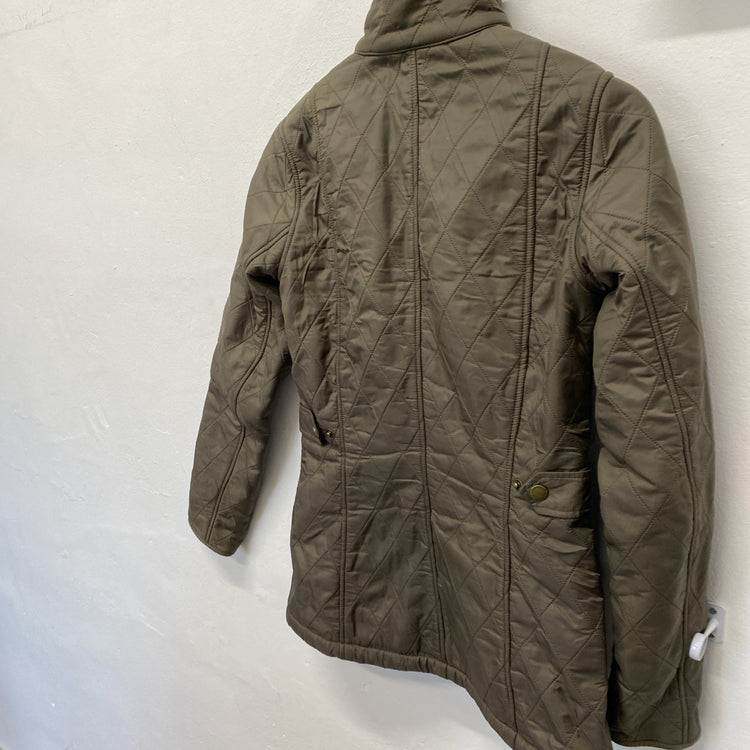 Barbour Kensington Ladies Quilted Jacket Chocolate Brown UK 8 JM008