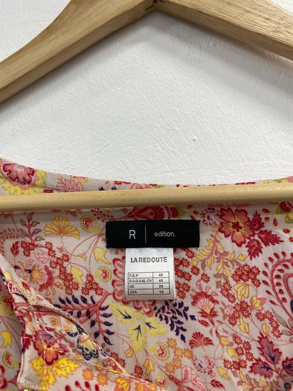 Lovely duo of floral smock dresses La redoute UK 20 KM003