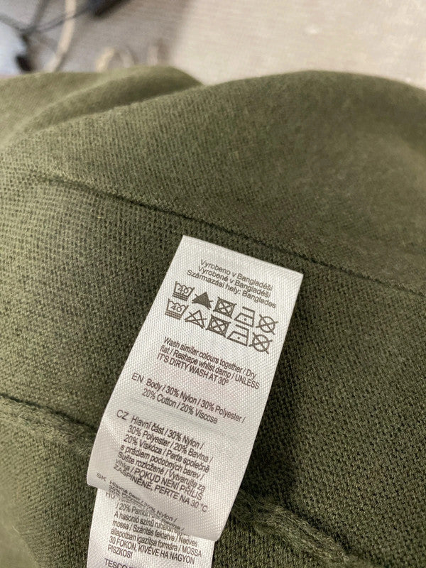 Fabulous recycled plastic F&F khaki Green olive cardigan UkXS MA003