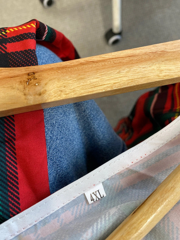 Fabulous Tartan party dress Uk 4XL fun and frolics NC001