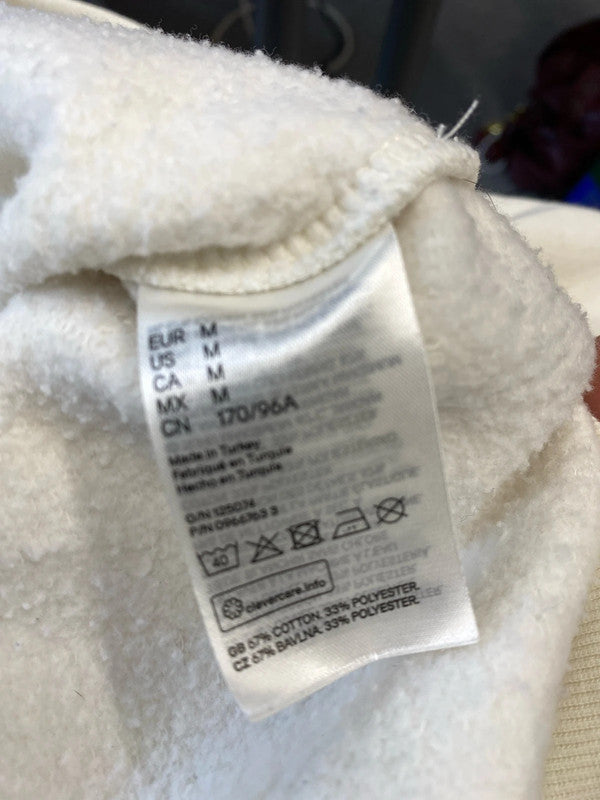 Fabulous H&M sweatshirt with shoulder pads UkM cream JB001