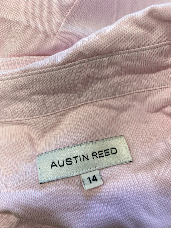 Gorgeous Austin reed pink lightweight shirt UK 14 KM005