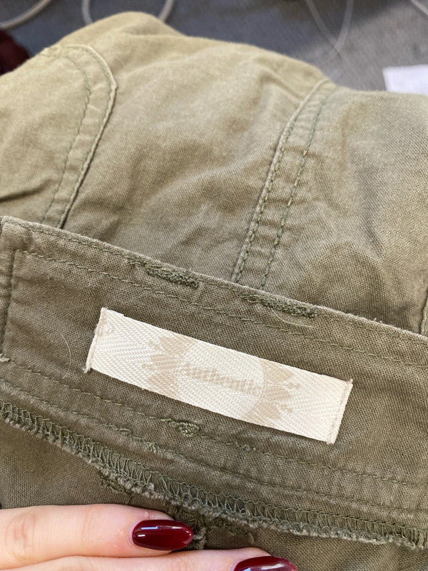 Lovely duo of khaki shorts skirt cargo UK 10\12 SW001 #8