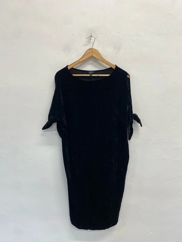 Fabulous Classic Joanna Hope cold shoulder velvet dress Uk20 CR002