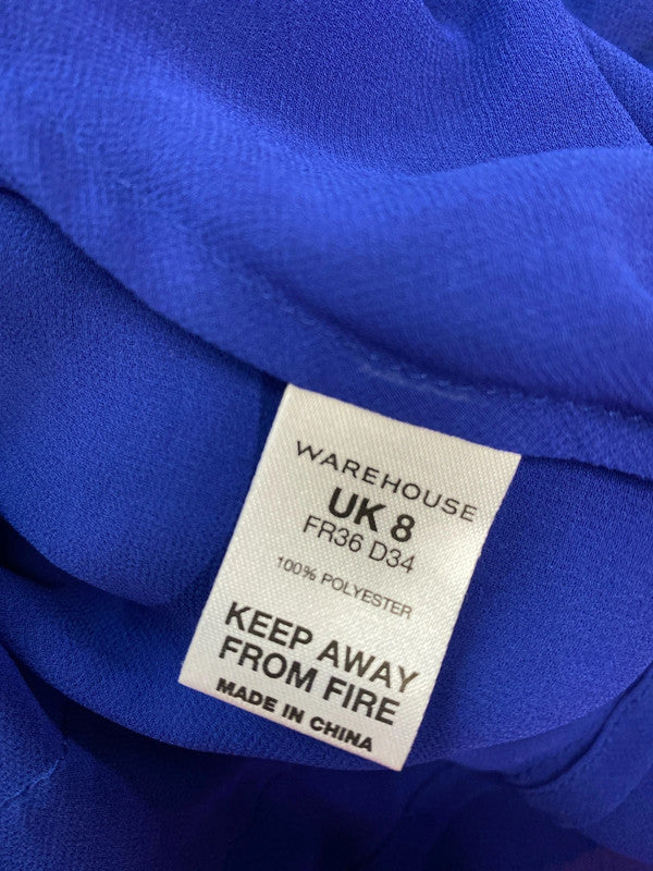 Fabulous Royal Blue Dress by Spotlight Warehouse Uk8 JA002